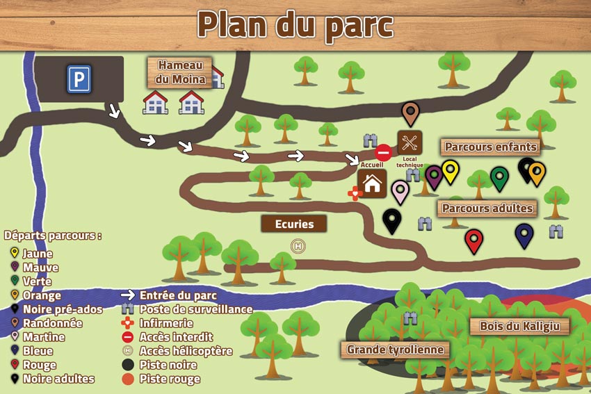 Plan du parc