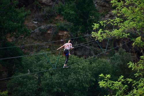 Parcours accrobranche adultes